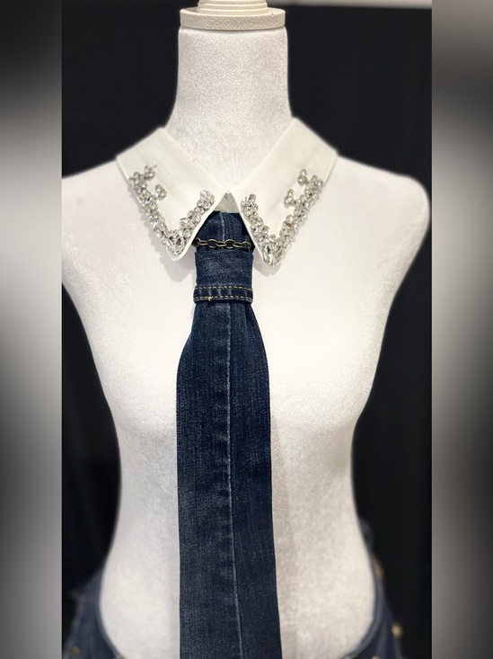 Accessories - Dark Denim Tie (collar not included)